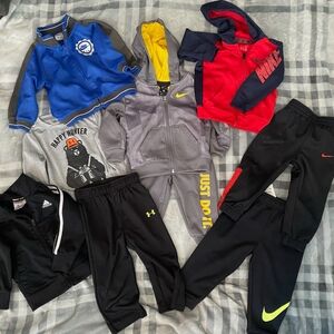 Nike, Addidas, and Under Armour 18 month 9 pc Lot of boys